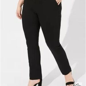 Torrid Black Straight Leg Pants Tailored Fit (1)